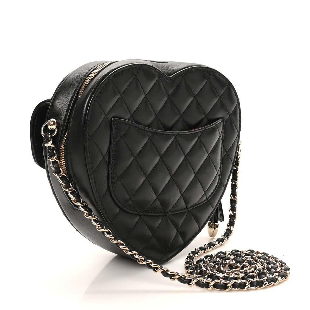 Chanel Lambskin Quilted Cc In Love #295125C73B - Picture 2 of 10